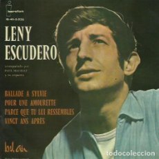 Discos de vinilo: LENY ESCUDERO . MAXI SINGLE . SELLO BEL-AIR. EDITADO EN ESPAÑA. AÑO 1962