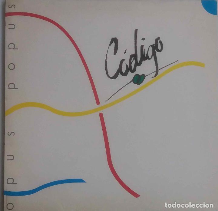 Discos de vinilo: CODIGO, OPUS POPUS. LP SYNTH POP - Foto 1
