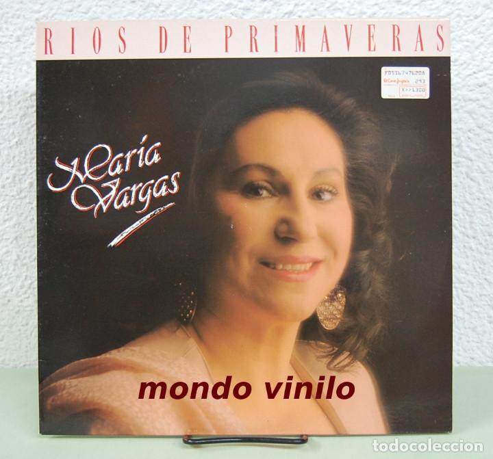 Discos de vinilo: Maria Vargas. Rios de primavera. LP - Foto 1