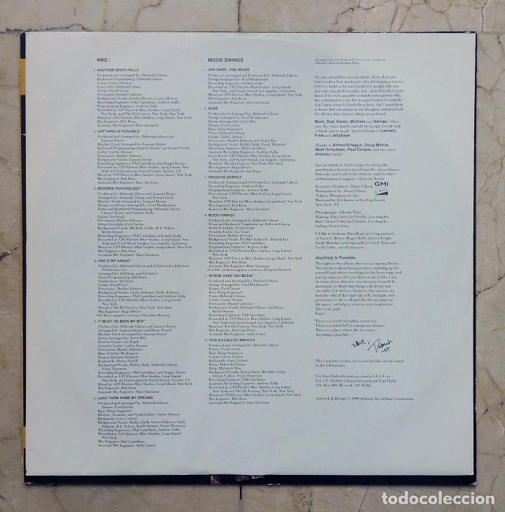 Discos de vinilo: LP DEBBIE GIBSON - ANYTHING IS POSSIBLE - ATLANTIC 1990. - Foto 3
