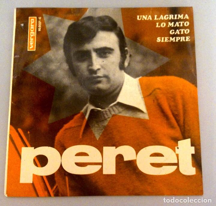 Discos de vinilo: PERET - UNA LAGRIMA - - Foto 1