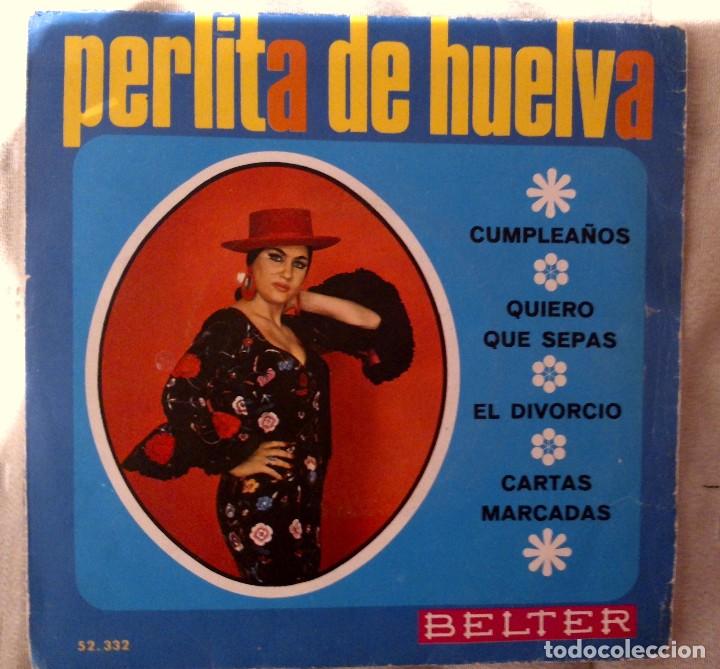 Discos de vinilo: PERLITA DE HUELVA - CUMPLEA&Ntilde;OS - - Foto 1