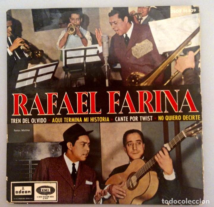 Discos de vinilo: RAFAEL FARINA - TREN DEL OLVIDO - - Foto 1