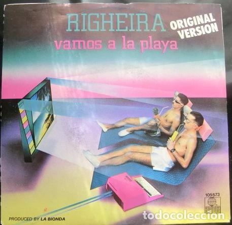 Discos de vinilo: RIGHEIRA -VAMOS A LA PLAYA - - Foto 1