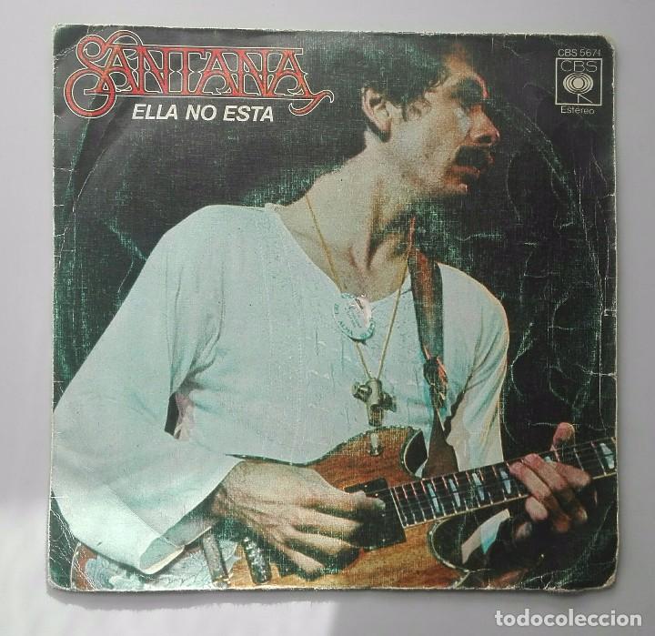 Discos de vinilo: SANTANA - ELLA NO ESTA - - Foto 1