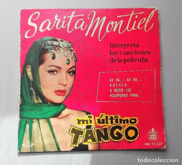 Discos de vinilo: SARA MONTIEL - MI ULTIMO TANGO - - Foto 1