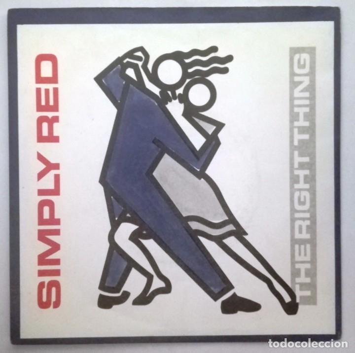 Discos de vinilo: SIMPLY RED - THE RIGHT THING - - Foto 1