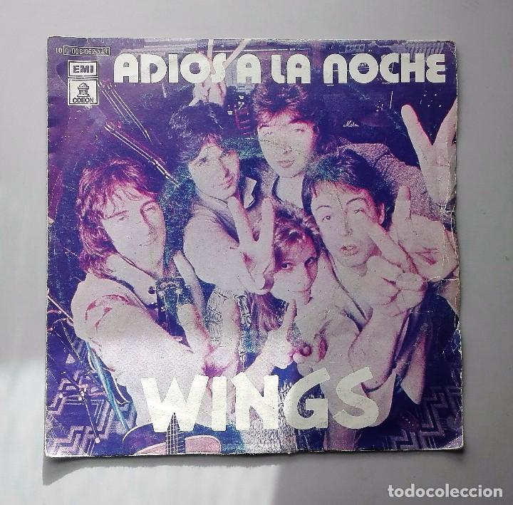 Discos de vinilo: WINGS - ADIOS A LA NOCHE - GOODNIGHT TONIGHT - Foto 1