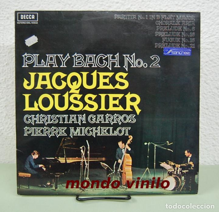 Discos de vinilo: Jacques Loussier. Play Bach no. 2. LP - Foto 1