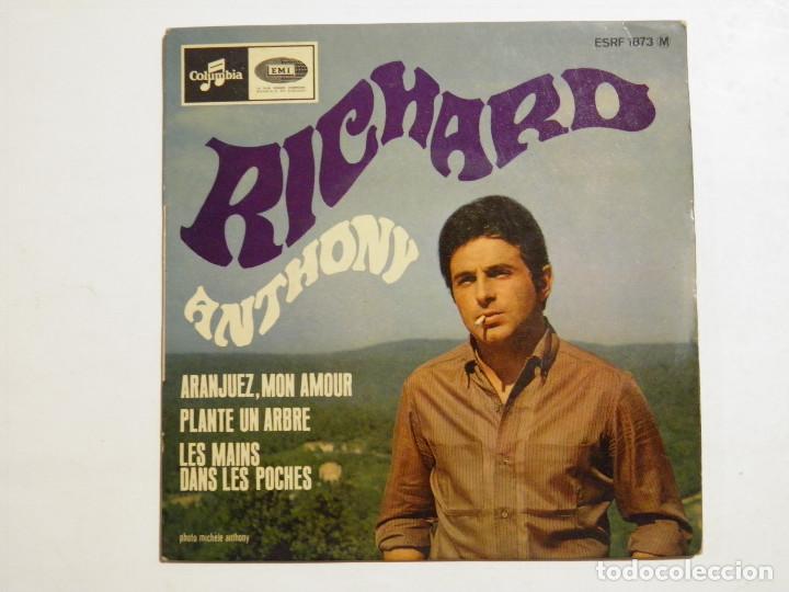 Discos de vinilo: RICHARD ANTHONY - ARANJUEZ, MON AMOUR + 2 - Foto 1