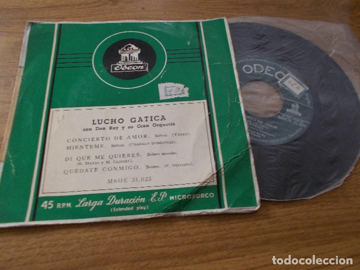 Discos de vinilo: LUCHO GATICA CON DON ROY. - Foto 1