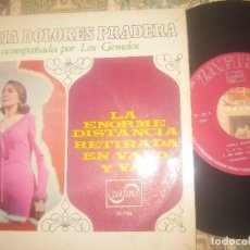 Discos de vinilo: MARÍA DOLORES PRADERA - LA ENORME DISTANCIA( ZAFIRO 1969) OG ESPAÑA