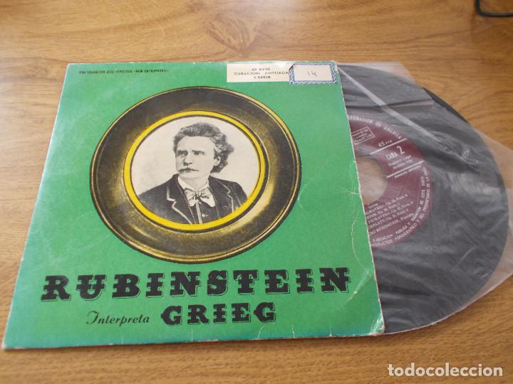 Discos de vinilo: RUBINSTEIN. INTERPRETA GRIEG - Foto 1