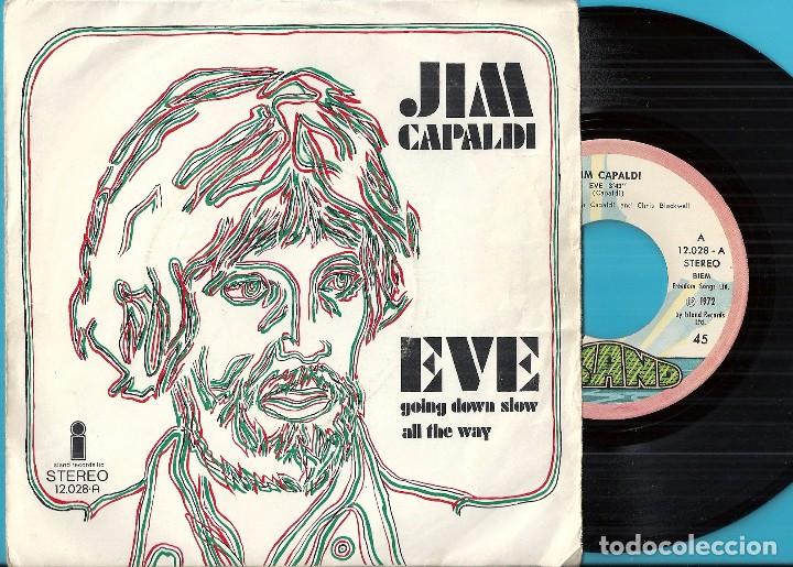 Discos de vinilo: JIM CAPALDI (TRAFFIC): EVE / GOING DOWN SLOW ALL THE WAY - Foto 1