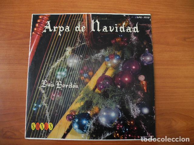 Discos de vinilo: Arpa de Navidad. Luis Bord&oacute;n - Foto 1