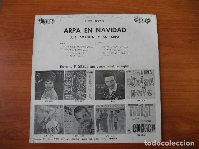 Discos de vinilo: Arpa de Navidad. Luis Bord&oacute;n - Foto 2