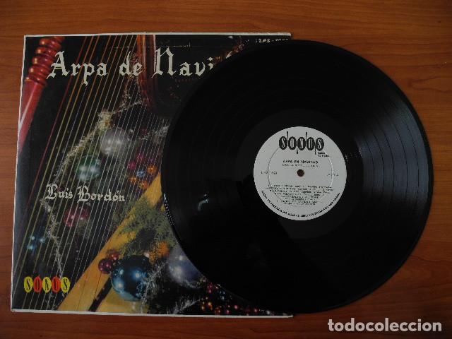 Discos de vinilo: Arpa de Navidad. Luis Bord&oacute;n - Foto 3