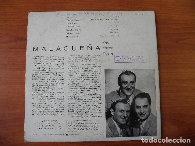 Discos de vinilo: Malague&ntilde;a. The Three Suns. - Foto 2