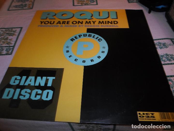 Discos de vinilo: ROQUI YOU ARE ON MY MIND - Foto 3