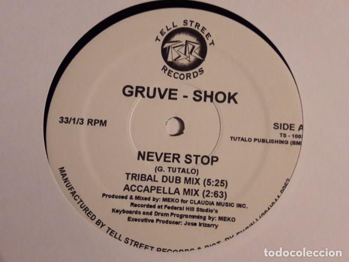 Discos de vinilo: Gruve-Shok - Never Stop - Foto 1
