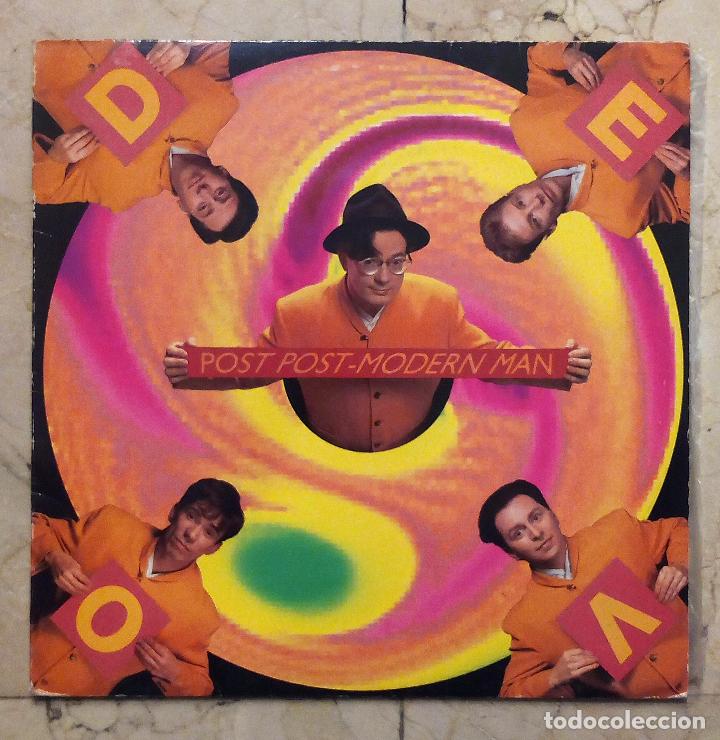 Discos de vinilo: MAXI SINGLE DEVO - POST POST-MODERN MAN - HISPAVOX 1990. - Foto 1