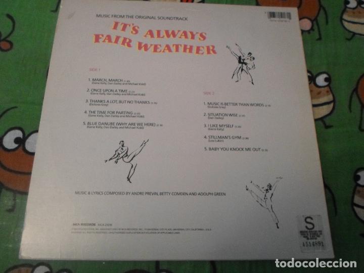 Discos de vinilo: ITS ALWAYS FAIR WEATHER - BSO - Foto 2