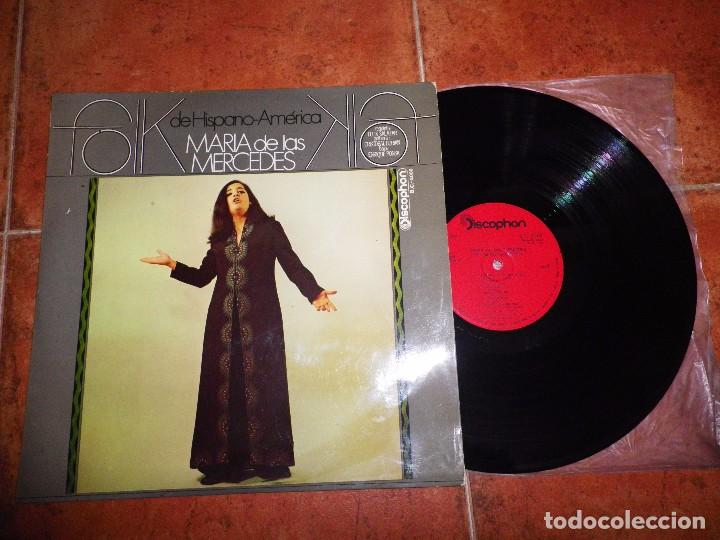Vinyl records: MARIA DE LAS MERCEDES Folk de hispano America LP VINILO DEL A&Ntilde;O 1970 ESPA&Ntilde;A CONTIENE 11 TEMAS