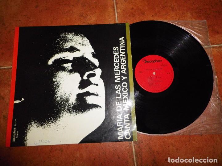 Disques de vinyle: MARIA DE LAS MERCEDES CANTA MEXICO Y ARGENTINA LP VINILO DEL A&Ntilde;O 1971 CONTIENE 11 TEMAS