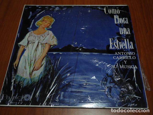 Disques de vinyle: Como llora una estrella. Antonio Carrillo y su m&uacute;sica