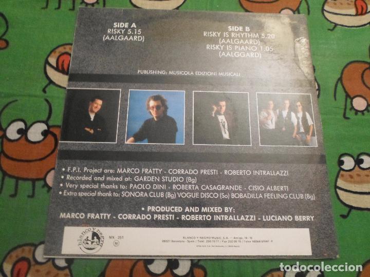 Discos de vinilo: FPI Project - Risky - Foto 2
