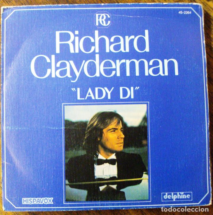 Discos de vinilo: Single Vinilo Richard Clayderman Lady Di - Foto 1