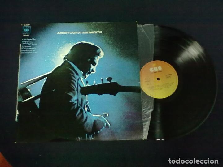 Discos de vinilo: JOHNNY CASH AT SAN QUENTIN - Foto 1