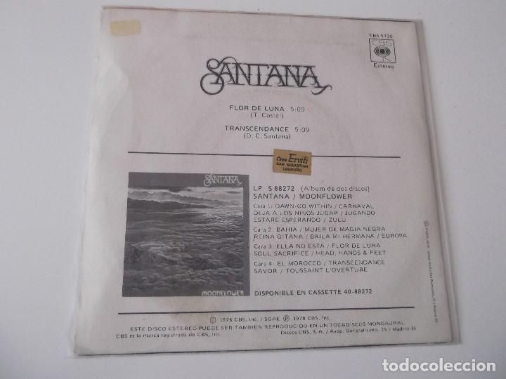 Discos de vinilo: SANTANA - Flor de luna - Foto 2