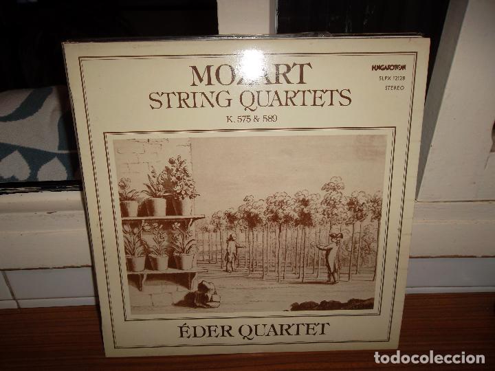 Discos de vinilo: MOZART STRING QUARTETS, K 575 & 589, EDER QUARTET, HUNGAROTON 1982 - Foto 1