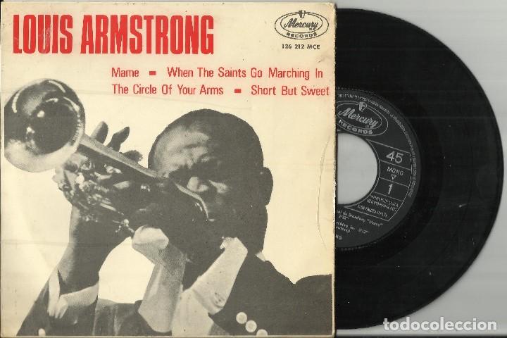 Discos de vinilo: LOUIS ARMSTRONG ep MAME + 3.espa&ntilde;a 1966 - Foto 1