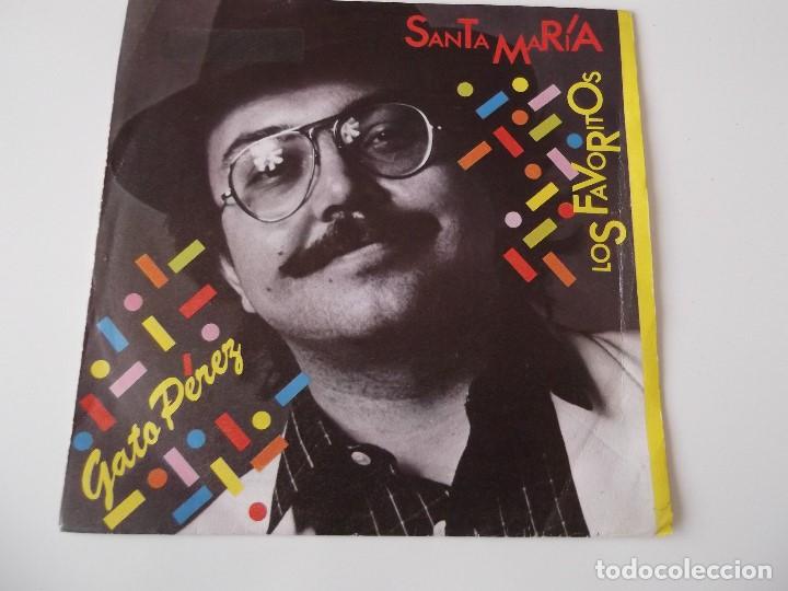 Discos de vinilo: GATO PEREZ - Santa Mar&iacute;a - Foto 1