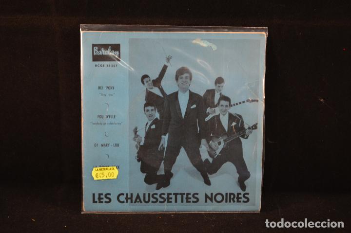 Discos de vinilo: LES CHAUSSETTES NOIRES - HE! PONY +3 - EP - Foto 1