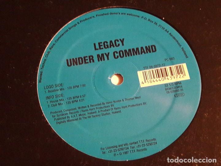 Discos de vinilo: Legacy - Under My Command - 1997 - Foto 1