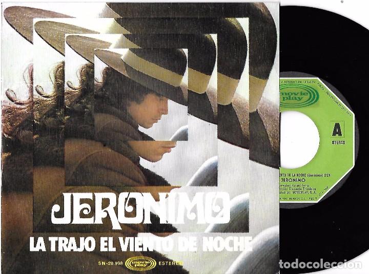 Discos de vinilo: JER&Oacute;NIMO: LA TRAJO EL VIENTO DE LA NOCHE / EL PERRO DE PAPEL - Foto 1