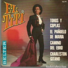 Dischi in vinile: RAFAEL CONDE EL TITI EP SELLO BELTER EDITADO EN ESPAÑA AÑO 1968. Lote 71702323