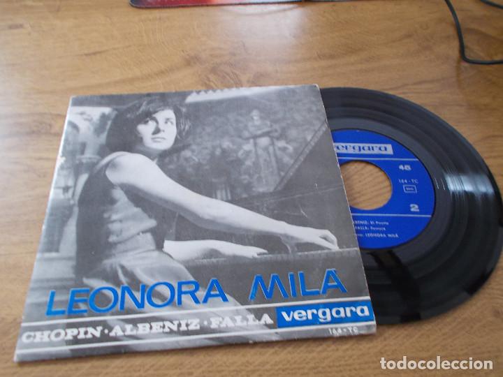 Discos de vinilo: LEONORA MIL&Aacute; . EL PUERTO, FARRUCA, - Foto 1