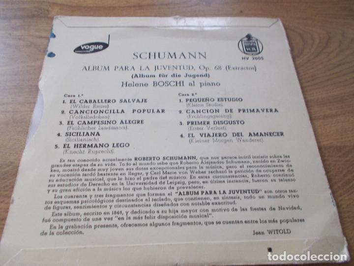 Discos de vinilo: SCHUMANN. ALBUM PARA LA JUVENTUD. - Foto 2