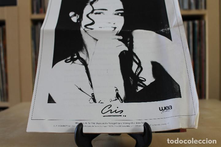 Disques de vinyle: CRIS -SG- TE LO HAS HECHO FATAL + 1 SPAIN 80'S PROMO + HOJA RADIO CON FOTO