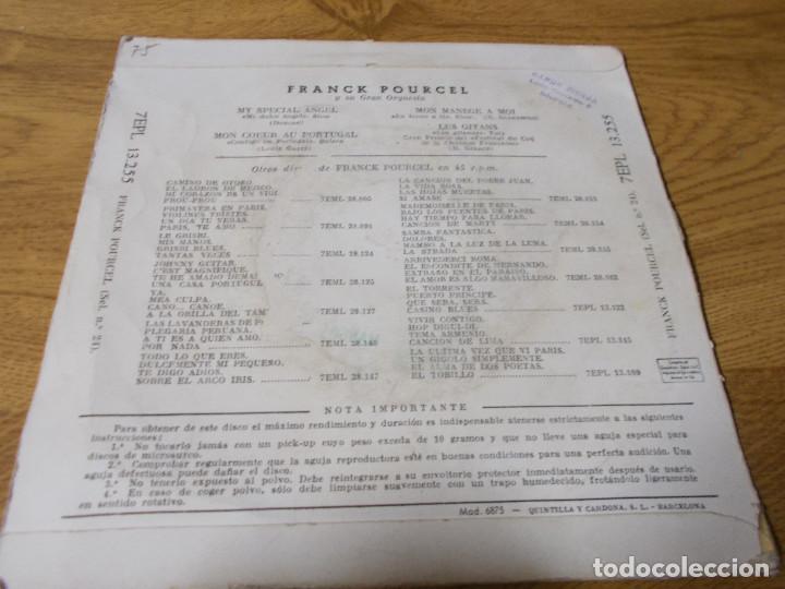 Discos de vinilo: FRANCK POURCEL. AMOR BAILE Y VIOLINES - Foto 2