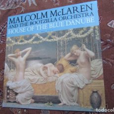 Discos de vinilo: MALCOLM MCLAREN AND THE BOOTZILLA ORCHESTRA-TITULO HOUSE OF THE BLUE DANUBE- 3 TEMAS- DEL 89