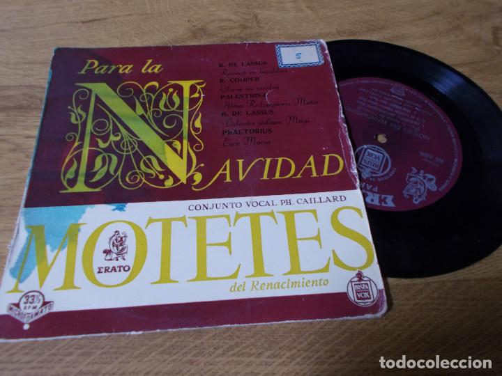 Discos de vinilo: MOTETES DEL RENACIMIENTO. PARA LA EPOCA DE NAVIDAD. - Foto 1