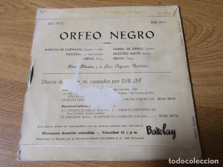 Discos de vinilo: LOS EXITOS DE LA PELICULA ORFEO NEGRO. - Foto 2