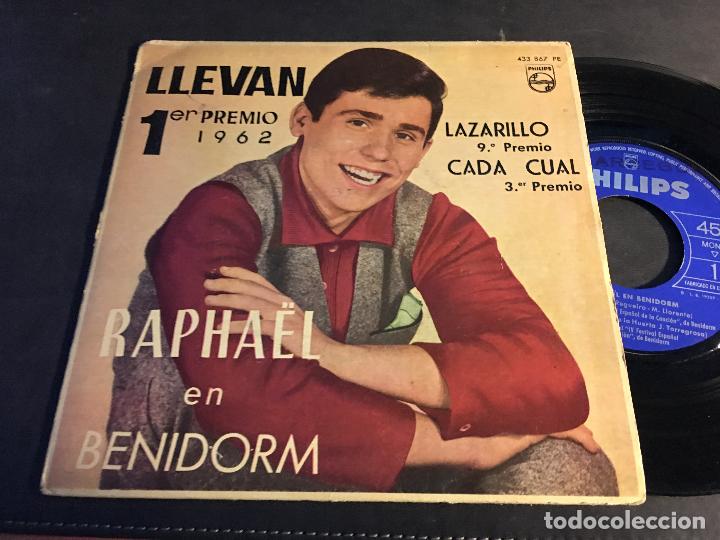 Discos de vinilo: RAPHAEL BENIDORM 1962 (LLEVAN +3) EP ESPA&Ntilde;A  (EPI4) - Foto 1