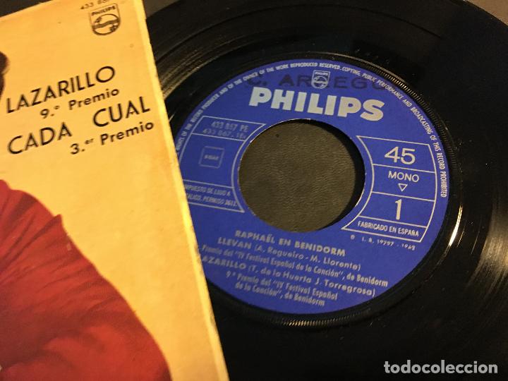 Discos de vinilo: RAPHAEL BENIDORM 1962 (LLEVAN +3) EP ESPA&Ntilde;A  (EPI4) - Foto 2