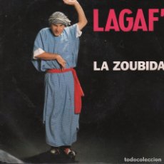 Discos de vinilo: LAGAF - LA ZOUBIDA. /INSTRUMENTAL / SINGLE CARRERE DE 1991 RF-1571 , BUEN ESTADO